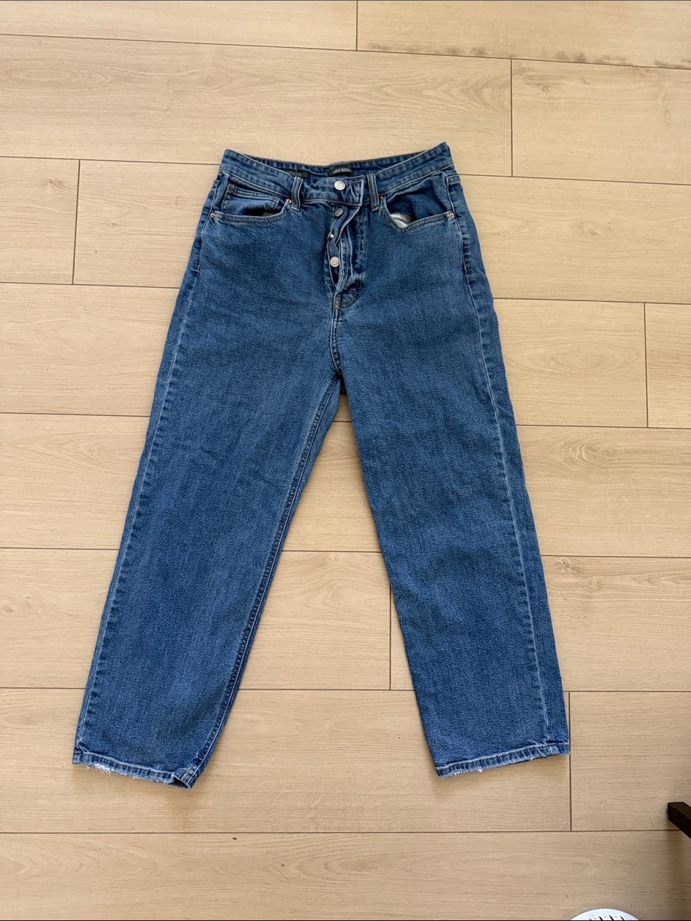 wild fable Relaxed Straight Blue Denim Jeans